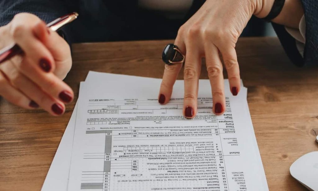 Interim CFO reviewing the books